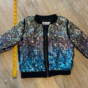Cute sequined jacket